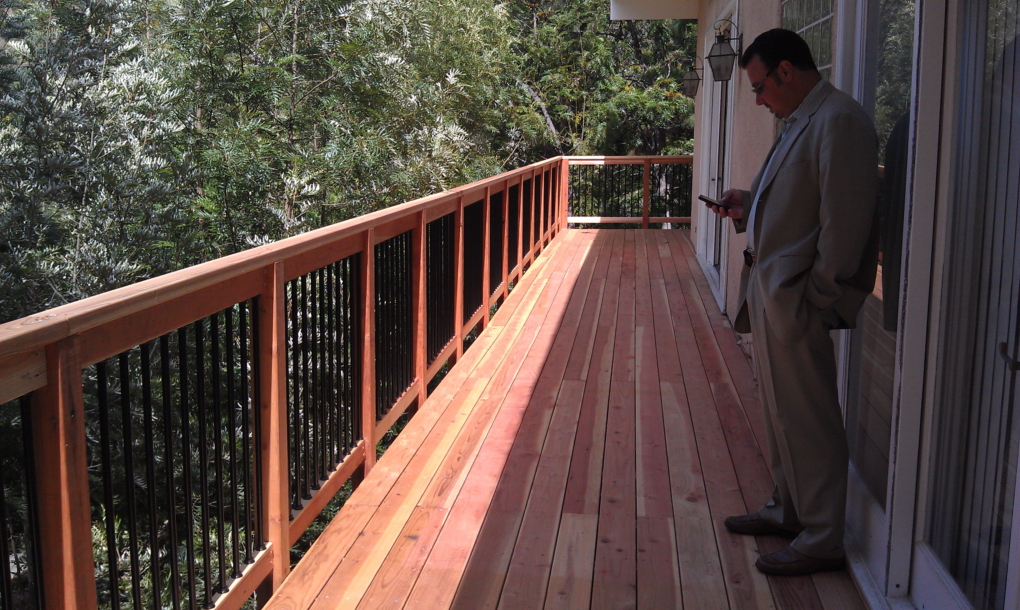 Hillside Balcony Construction